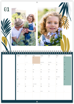 Nástěnný plánovací fotokalendář - Flowers