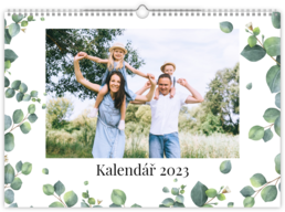 Fotokalendár exkluzív nástenný mesačný na šírku - Eukalyptus