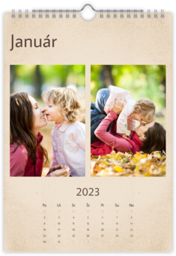 Fotokalendar nástenný mesačný na výšku z fotiek - Jeseň
