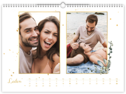 Fotokalendář nástěnný měsíční na šířku - Hexagon