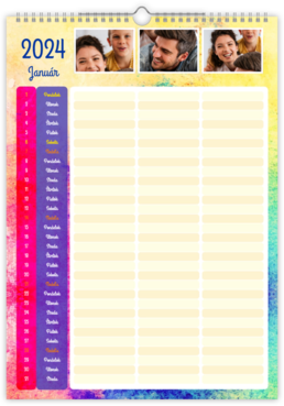 Rodinný plánovací fotokalendář