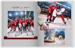 Fotokniha s pevnou vazbou – originální dárek! - Lední hokej