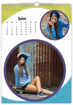 Fotokalendar exkluzív na výšku - Circle