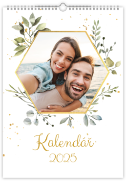 Fotokalendar exkluzív na výšku - Hexagon