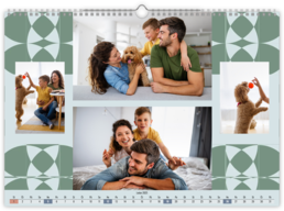 Fotokalendár exkluzív nástenný mesačný na šírku - Pattern