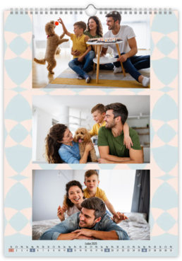 Fotokalendar exkluzív na výšku - Pattern