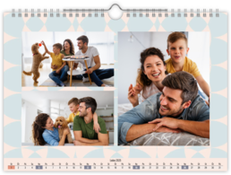 Fotokalendár nástenný mesačný na šírku - Pattern