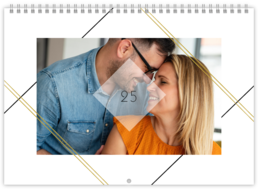 Nástenný plánovací fotokalendar - Jemná jednoduchosť