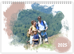 Nástenný plánovací fotokalendar - Škvrny