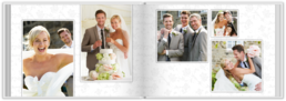 Fotokniha na šířku s pevnou vazbou a kvalitním papírem - Svatební 2