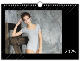 Fotokalendář nástěnný měsíční na šířku - Minimal