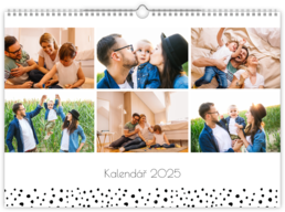 Fotokalendár exkluzív nástenný mesačný na šírku - Family