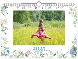 Fotokalendář nástěnný měsíční na šířku - Louka
