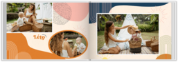 Fotokniha na šírku s pevnou väzbou a kvalitným papierom - Rodinné momenty