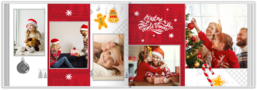 Fotokniha na šírku s pevnou väzbou a kvalitným papierom - Severské  Vianoce