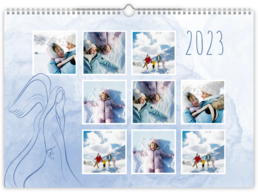 Fotokalendář exklusiv nástěnný měsíční na šířku - Andělský