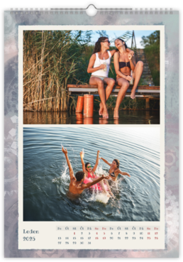 Fotokalendar exkluzív na výšku - Letná krajka