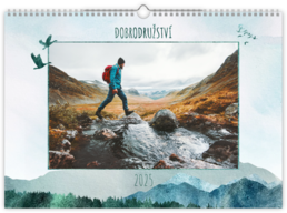 Fotokalendář nástěnný měsíční na šířku - Hory