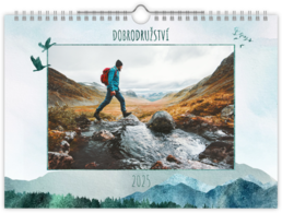 Fotokalendár nástenný mesačný na šírku - Hory