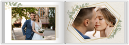 Fotokniha na šírku s pevnou väzbou a kvalitným papierom - Elegant wedding