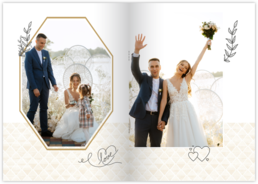 Fotosešit z vlastních fotek| Tiskarik.cz - Geometric wedding