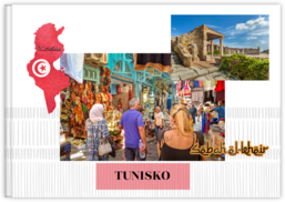 Fotokniha na šírku s pevnou väzbou a kvalitným papierom - Tunisko