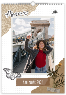 Fotokalendar exkluzív na výšku - Scrapbook
