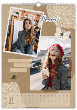 Fotokalendar exkluzív na výšku - Scrapbook
