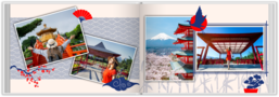 Fotokniha na šírku s pevnou väzbou a kvalitným papierom - Japan