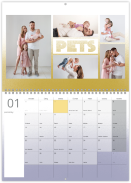 Nástenný plánovací fotokalendar - Štítky