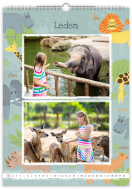 Fotokalendar exkluzív na výšku - Zoo