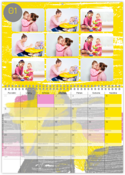 Nástenný plánovací fotokalendar - Rádius