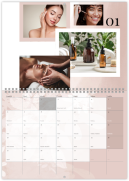 Nástenný plánovací fotokalendar - Beauty