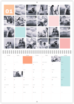 Nástenný plánovací fotokalendar - Harmonie 