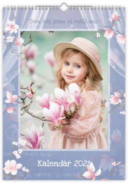 Fotokalendar exkluzív na výšku - Magnolia