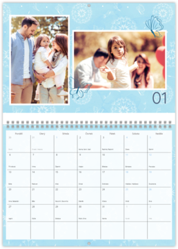 Nástenný plánovací fotokalendar - Púpava
