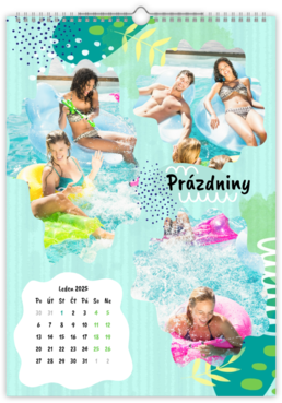 Fotokalendar exkluzív na výšku - Leto abstract