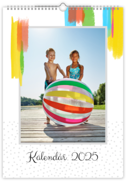 Fotokalendar exkluzív na výšku - Bright Minimalist 