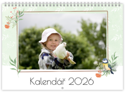 Nástenný plánovací fotokalendar - Vtáčiky