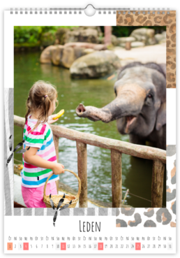 Fotokalendar exkluzív na výšku - Zoo 
