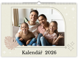 Fotokalendár exkluzív nástenný mesačný na šírku - Family portrait