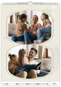 Fotokalendar exkluzív na výšku - Family portrait