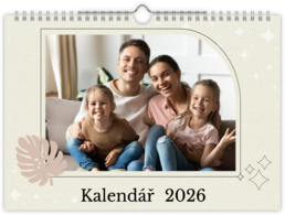 Fotokalendár nástenný mesačný na šírku - Family portrait