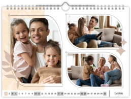 Fotokalendár nástenný mesačný na šírku - Family portrait