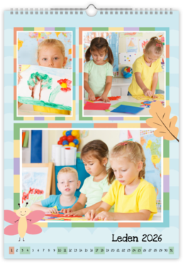 Fotokalendar exkluzív na výšku - Color windows