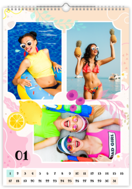 Fotokalendar exkluzív na výšku - Ovocie