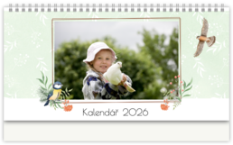 Stolní fotokalendář s vlastními jmény - Vtáčiky