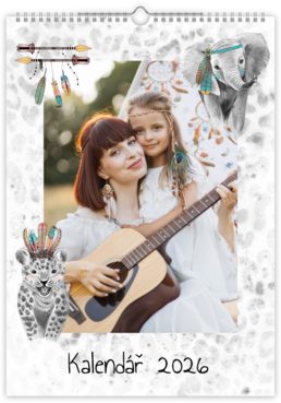 Fotokalendar exkluzív na výšku - Safari babies