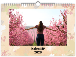 Fotokalendár nástenný mesačný na šírku - 4 ročné obdobia