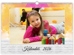 Fotokalendár exkluzív nástenný mesačný na šírku - Colorful 